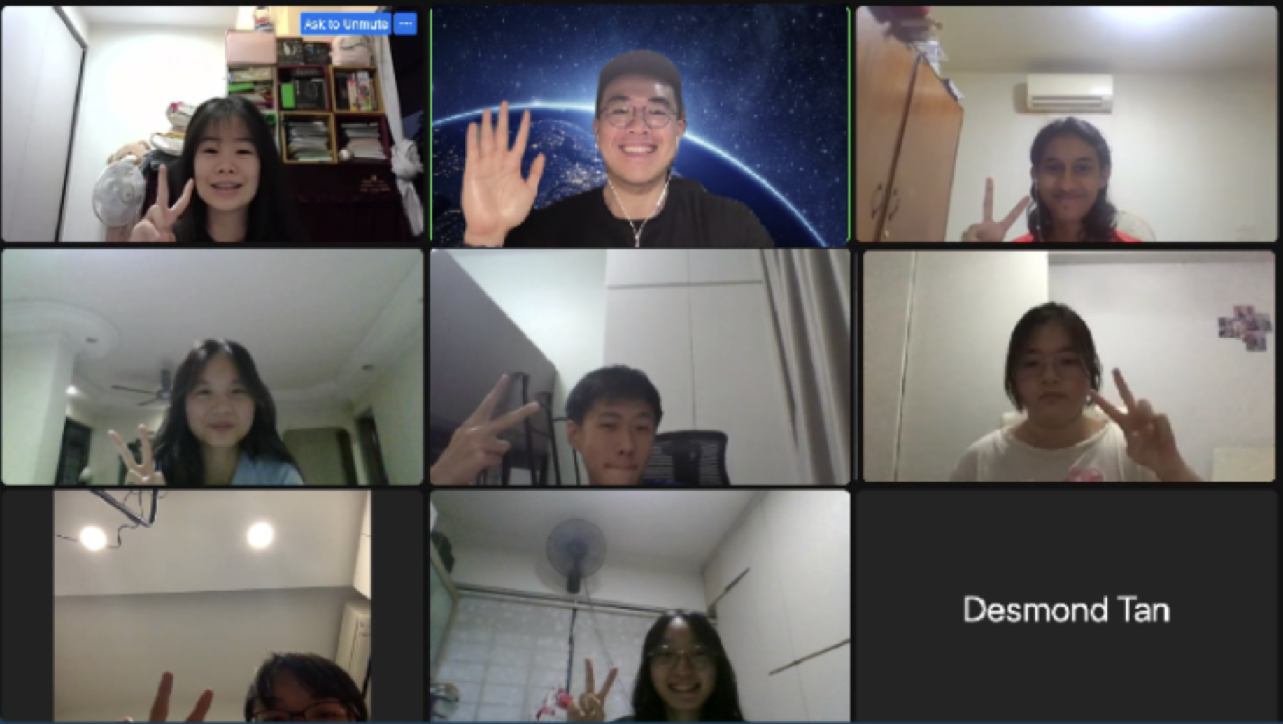 Online learning session